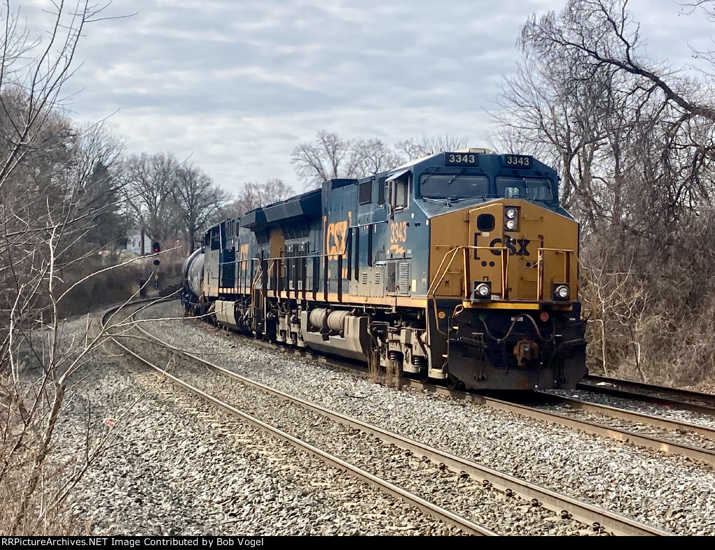 CSX 3343 and 7206